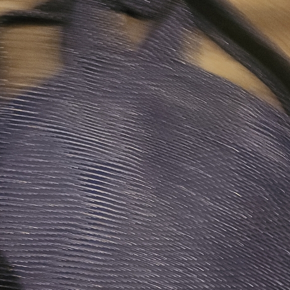 Shoshanna Navy & Silver High Neck Cross Back One-Piece Swimsuit Size 4 - Picture 5 of 6